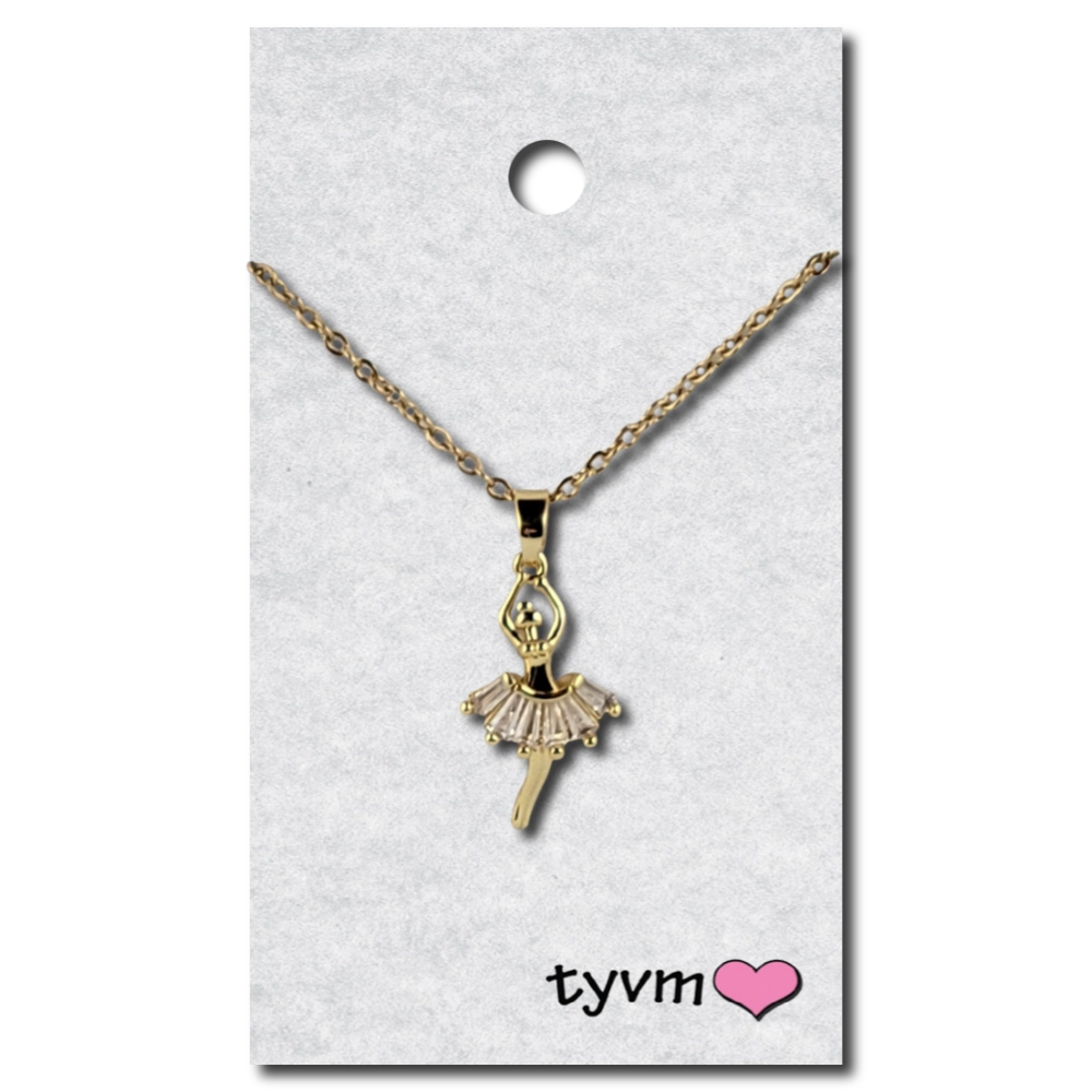 Crystal Ballerina Necklaces