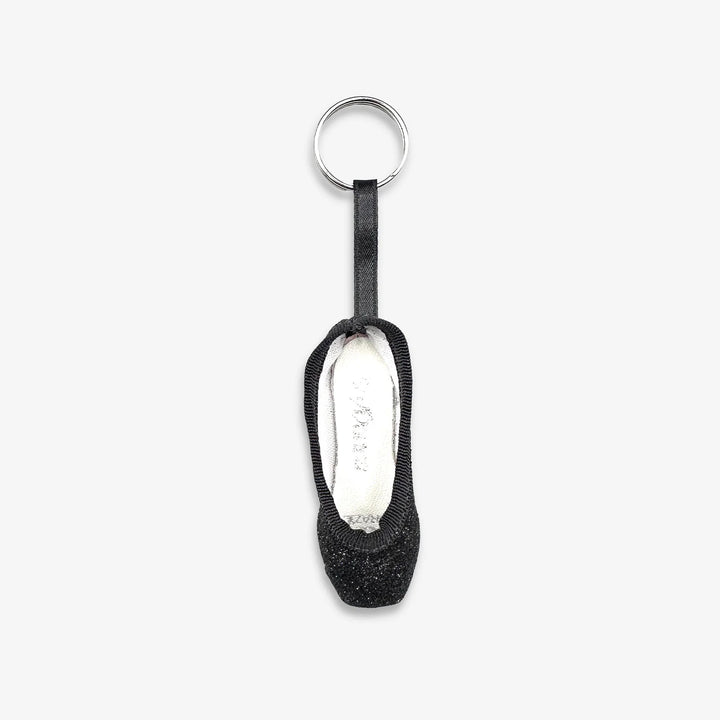 Glitter Mini Pointe Shoe Keychain | So Danca