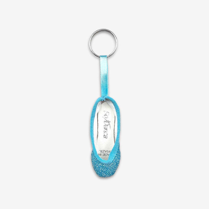 Glitter Mini Pointe Shoe Keychain | So Danca