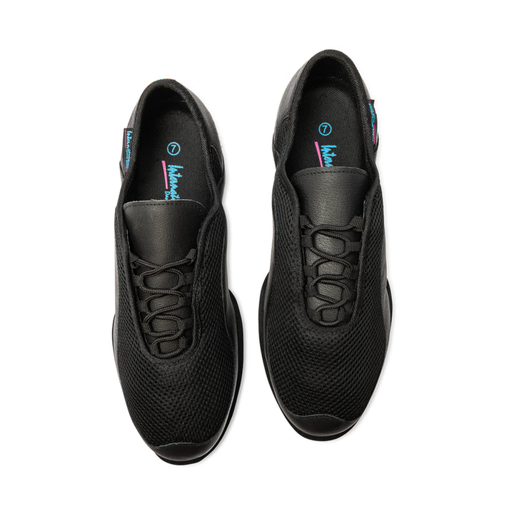 Tempo - Black Leather / Airmesh