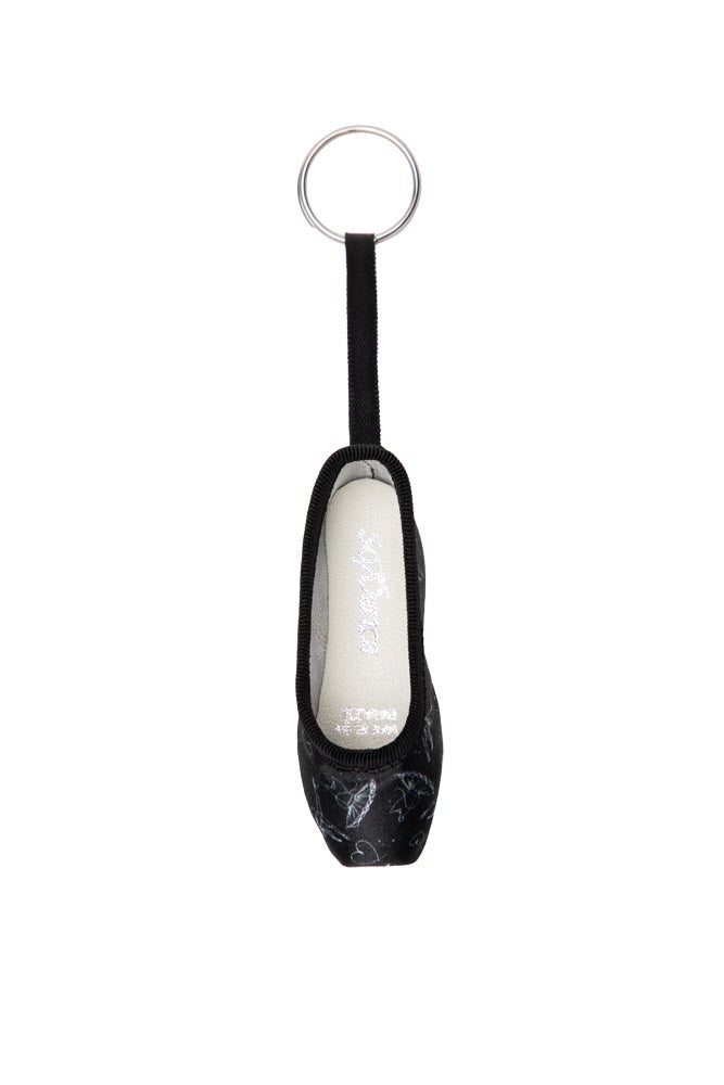 Mini Ballerina Pointe Shoe Keychain | So Danca