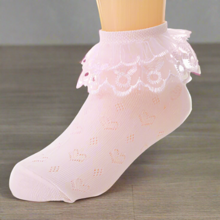 Buy DANCESOCKS hot pink dance socks shoe socks for carpet floors. online at  Rock and Roll Dress.