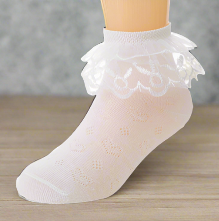 Sock Children Dance Socks Latin Dance Frilly lace Socks Socks Girl