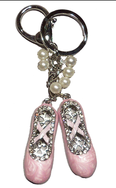 Pearl Pointe Shoe Keychain