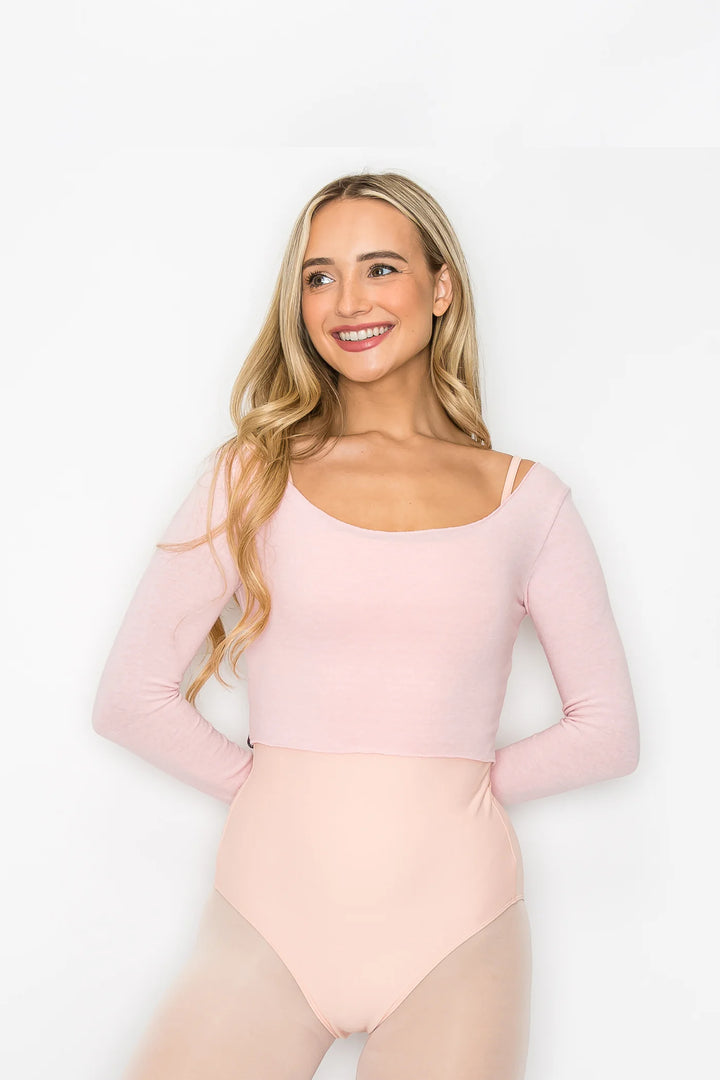 Chloe Crop Top - Soft Pink