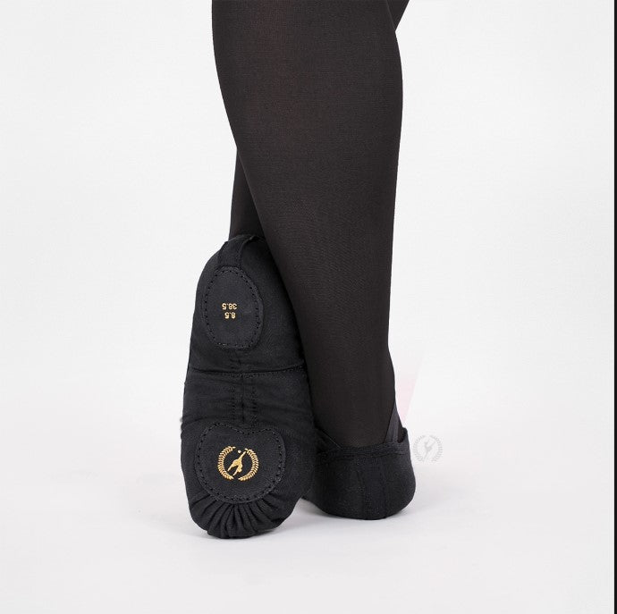 Assemblé Split Sole Canvas Ballet Shoe