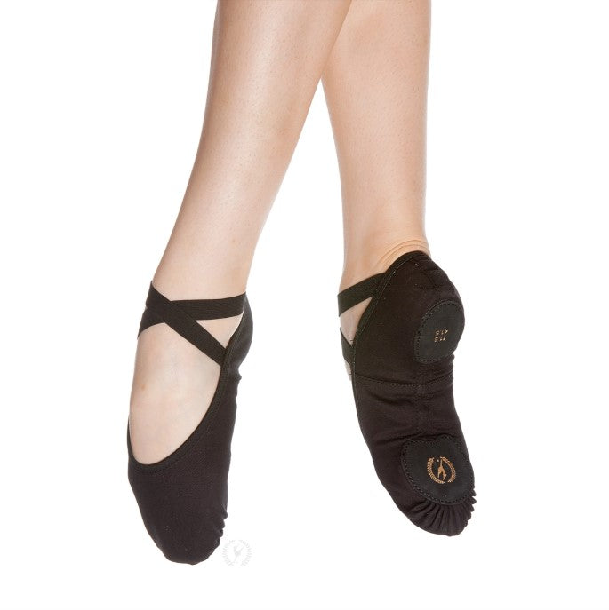 Assemblé Split Sole Canvas Ballet Shoe