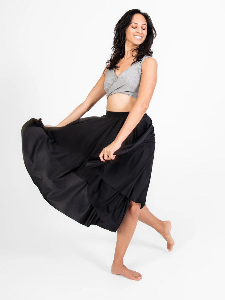 Character Dance Below The Knee Circle Skirt - Womens