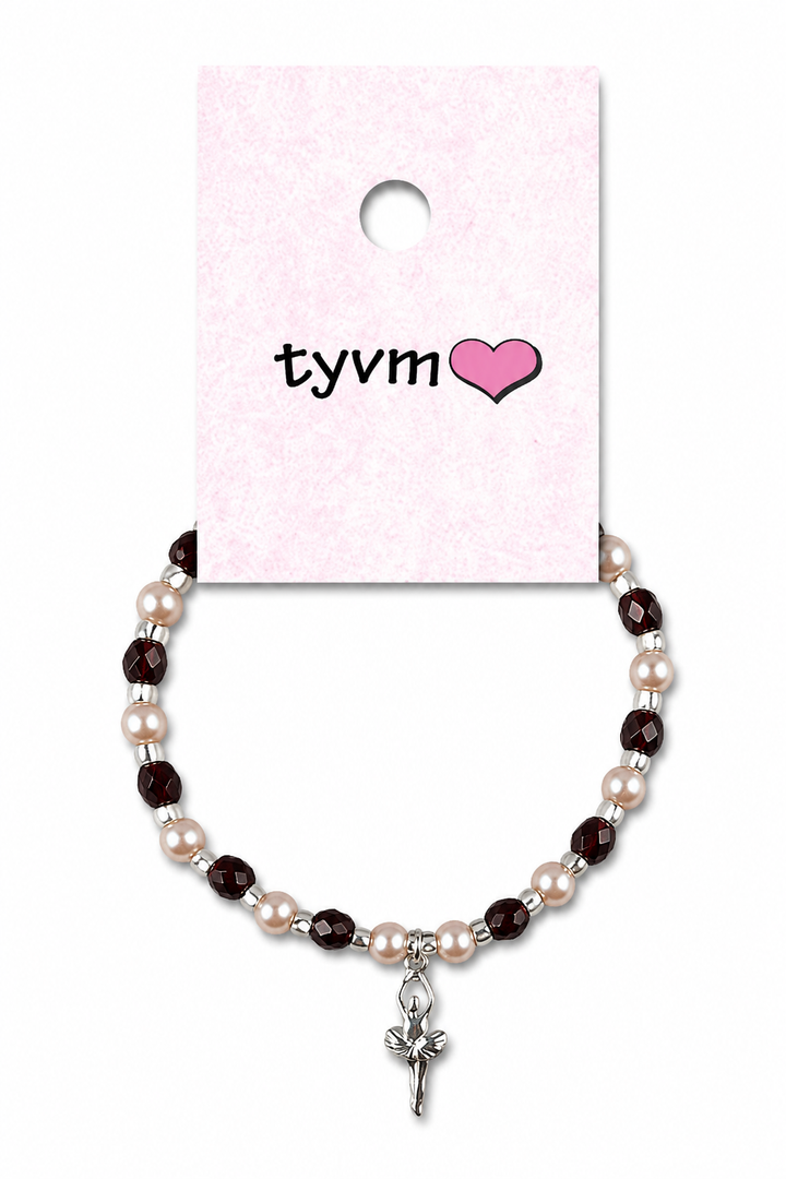 Dainty Ballet Bracelet with Pearls