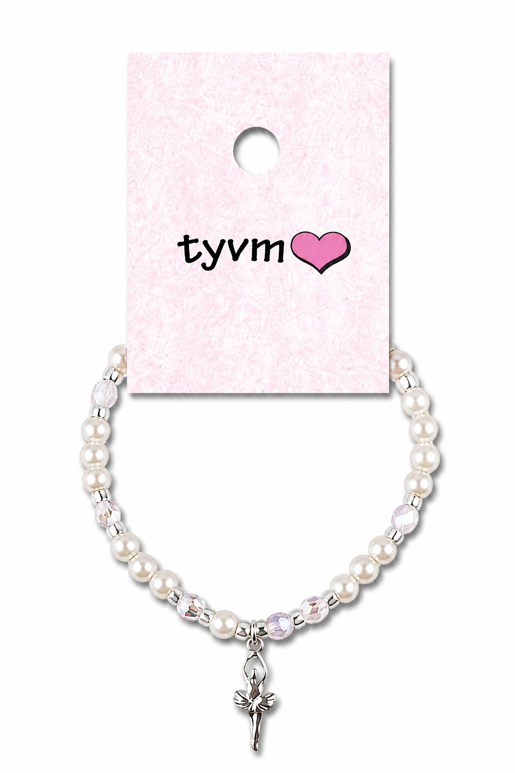Dainty Ballet Bracelet with Pearls