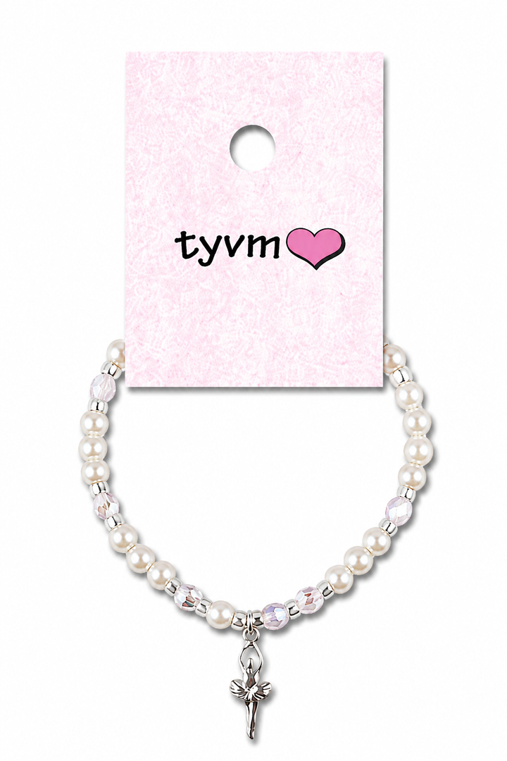 Dainty Ballet Bracelet with Pearls