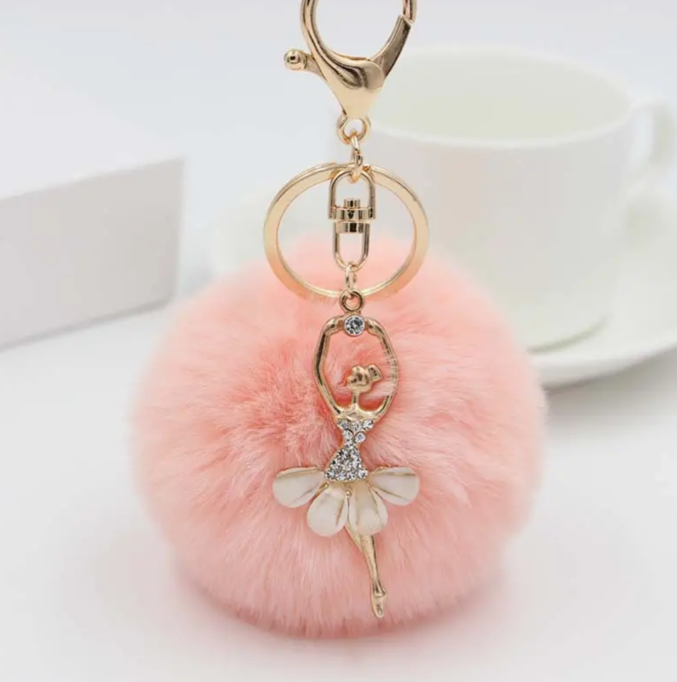 Callerina Key Puff Ballerina Key Chains โ Grand Prix Dance