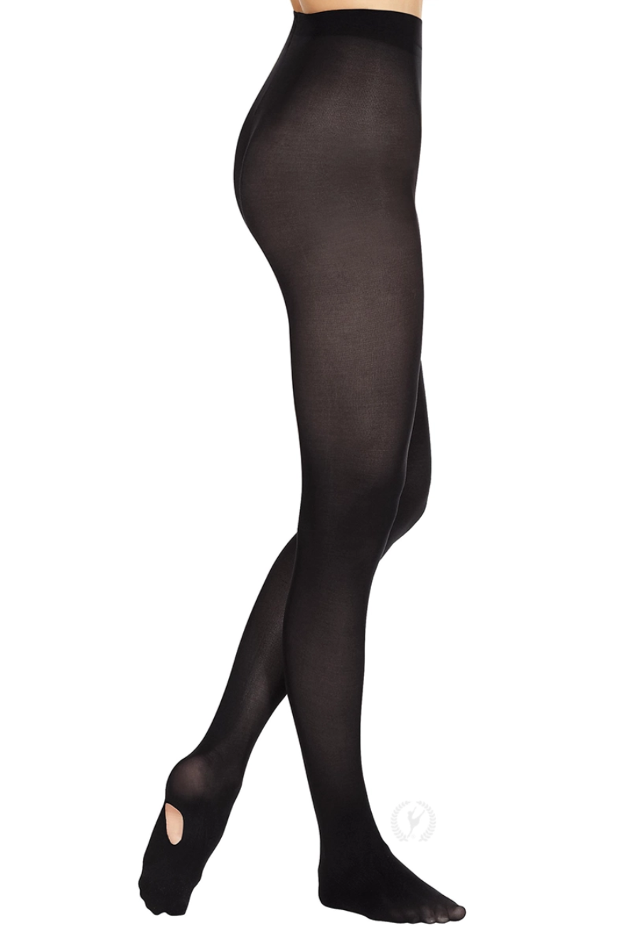 Womens TRUE NON-RUN® Microfiber Convertible Tights