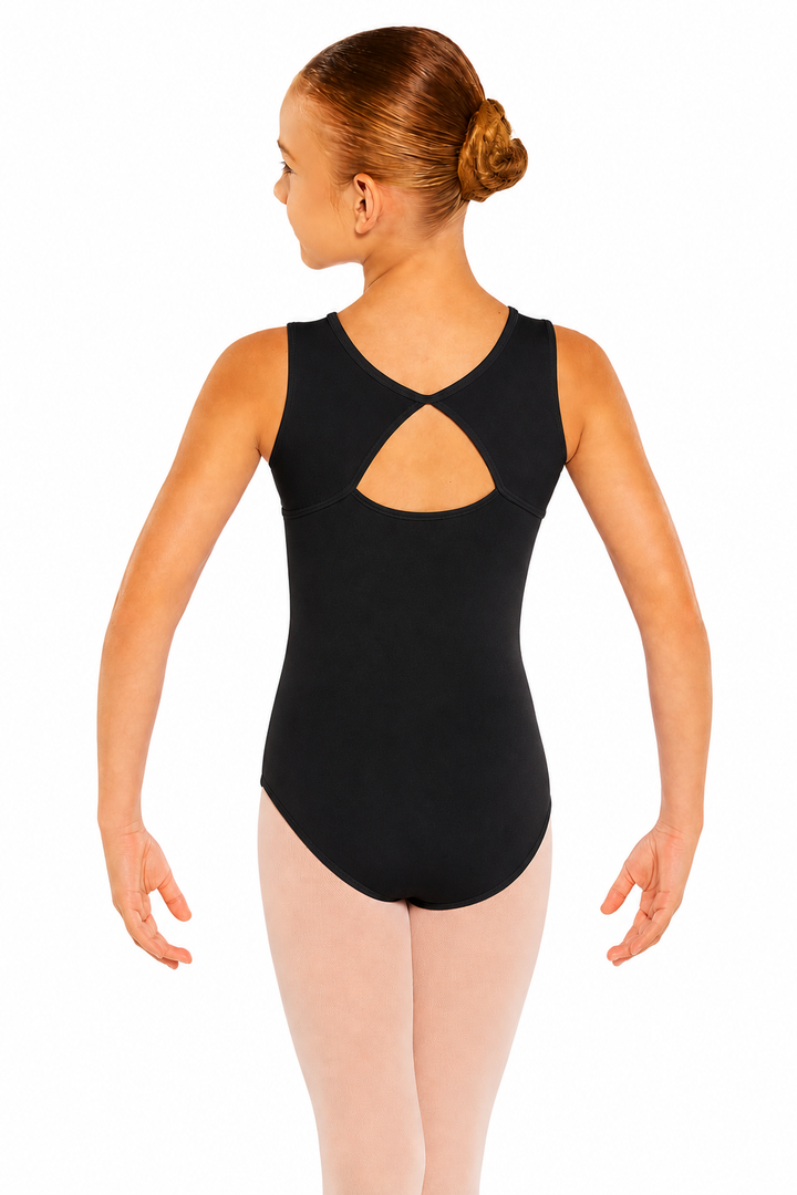 Eurotard Girls Microfiber Triangle Back Leotard