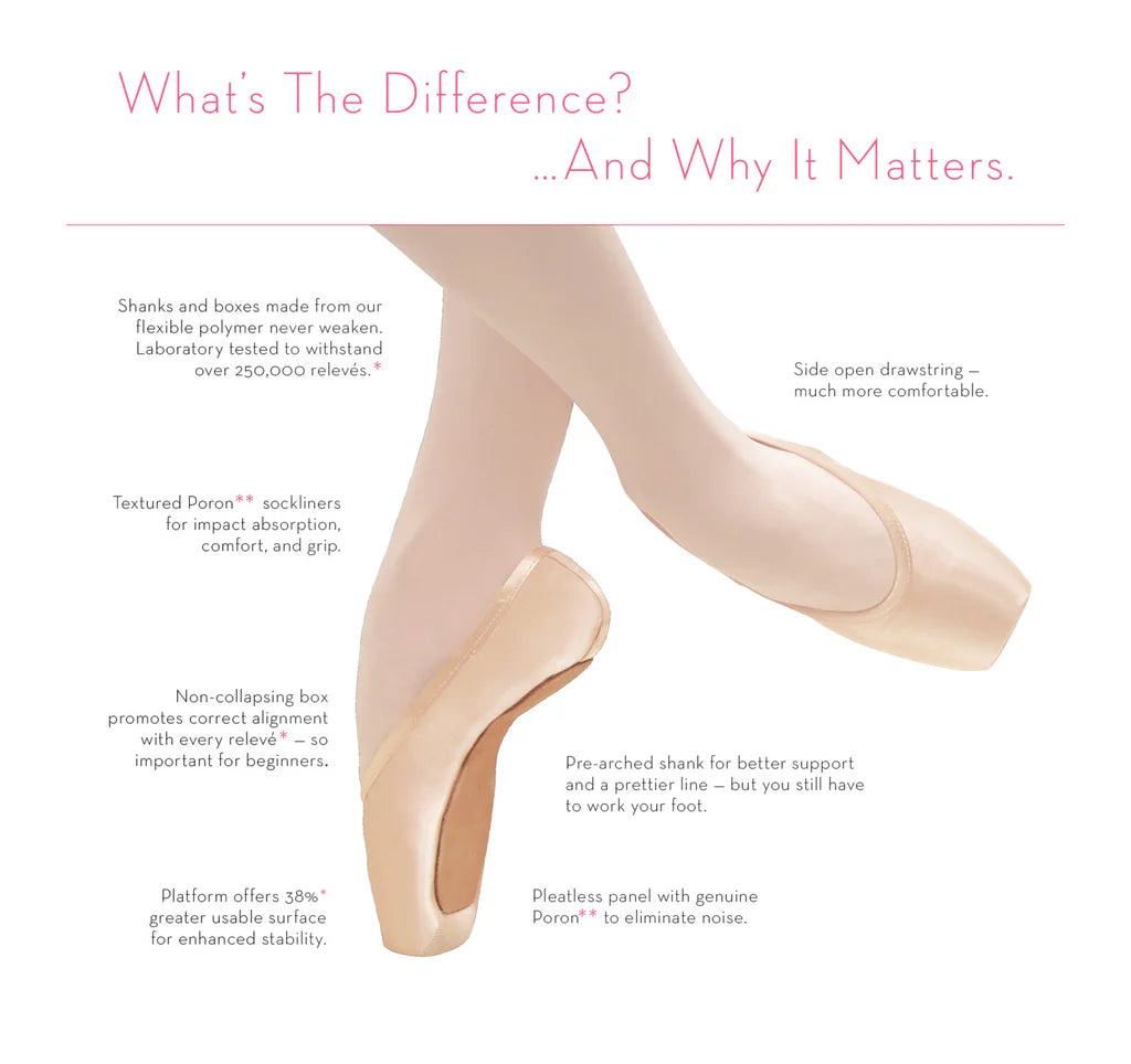【n.n】Gaynor Minden トゥシューズ CL-7.5N3XDH Gaynor Minden Lyra Pointe Shoes - Sculpted – Grand Prix Dance