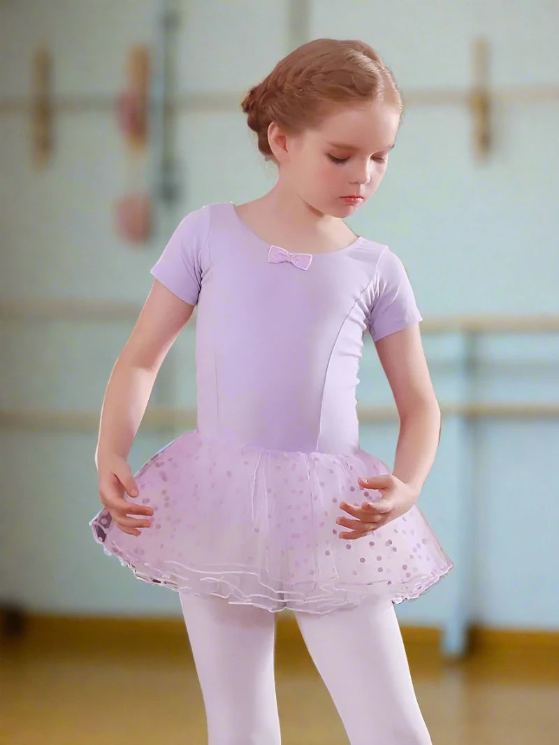 Girls Ballet Short Sleeve Dress