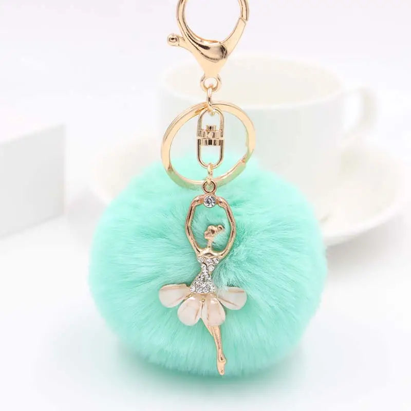 Pff Key Chain Puff Ballerina Key Chains – Grand Prix Dance