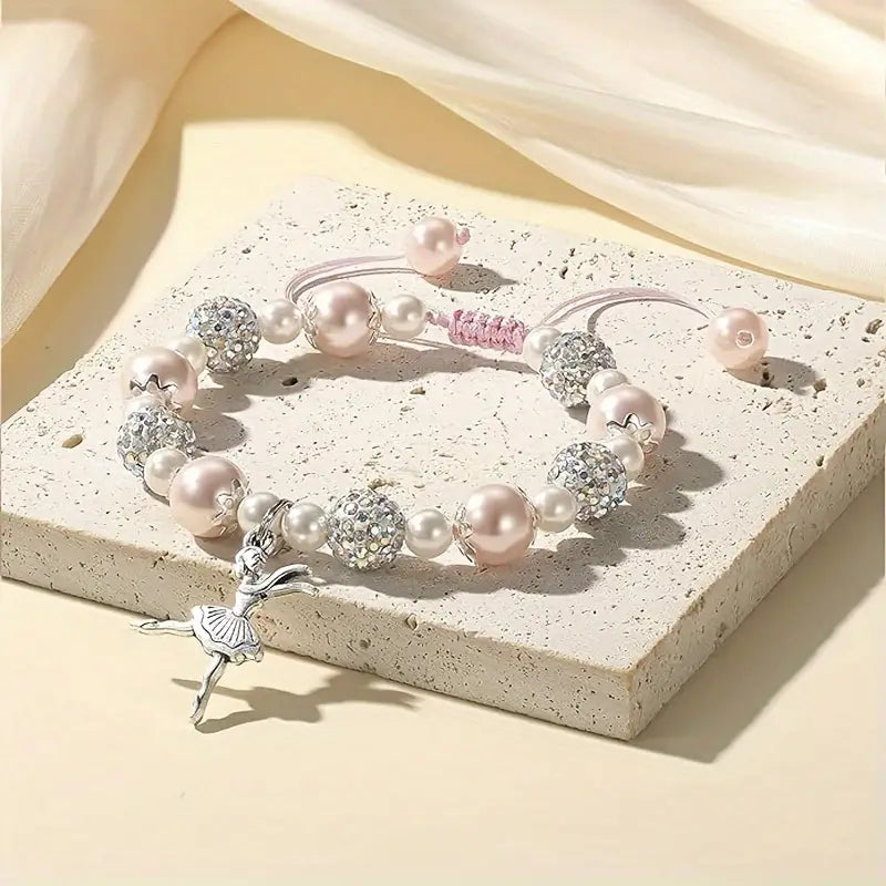 Ballerina Adjustable Charm Bracelet