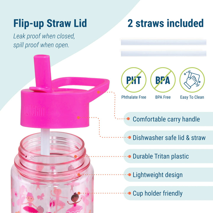 Ballerina 16 oz Tritan Water Bottle