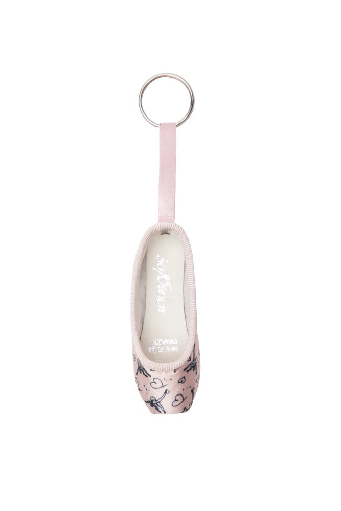 Mini Ballerina Pointe Shoe Keychain